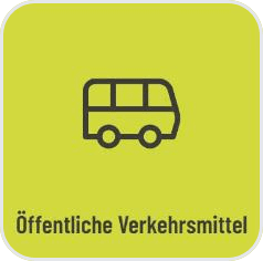 Kachel „Öffentliche Verkehrsmittel“ in der digitalen Gästeinformation von GASTiNFO.EU