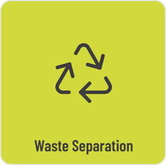 Waste Separation tile in the GASTiNFO.EU digital guest directory