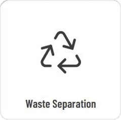 Waste Separation tile in the GASTiNFO.EU digital guest directory
