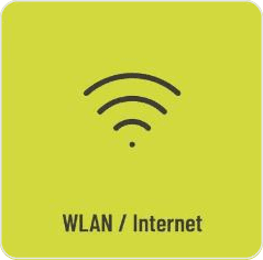 WLAN / Internet Kachel in der digitalen Gästeinformation von GASTiNFO.EU
